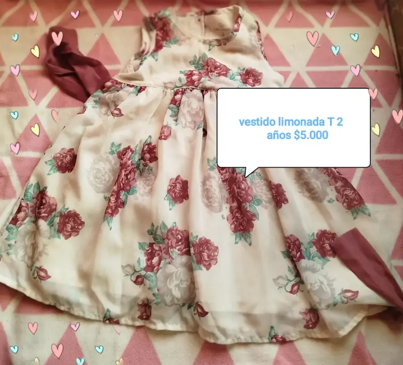 Vestido floral para niña Limonada Talla 2 años