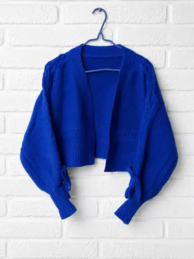 Cardigan de punto para mujer en varios colores - miniatura 3