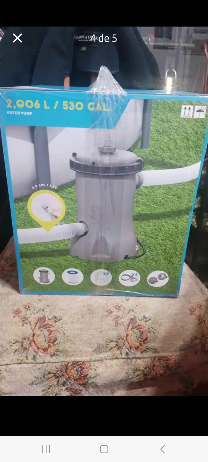 Bomba de Filtro Bestway 2006L para Piscina - 1