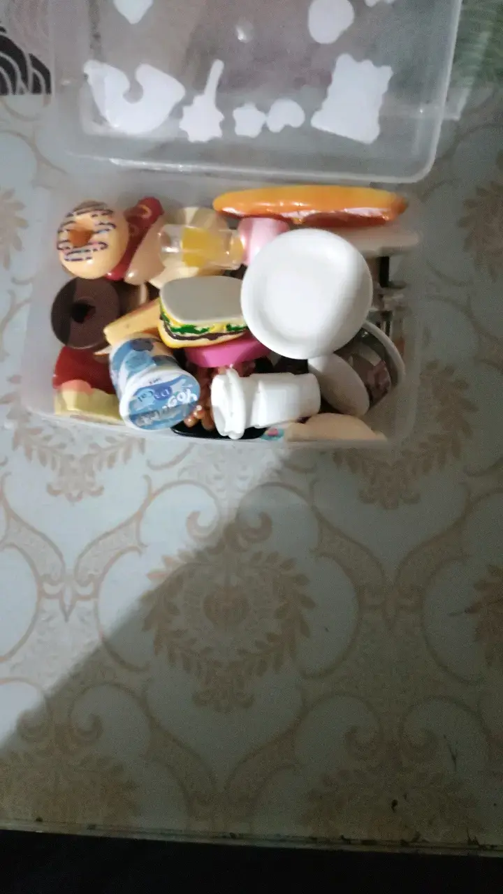 Set de juguetes de comida en miniatura total 30