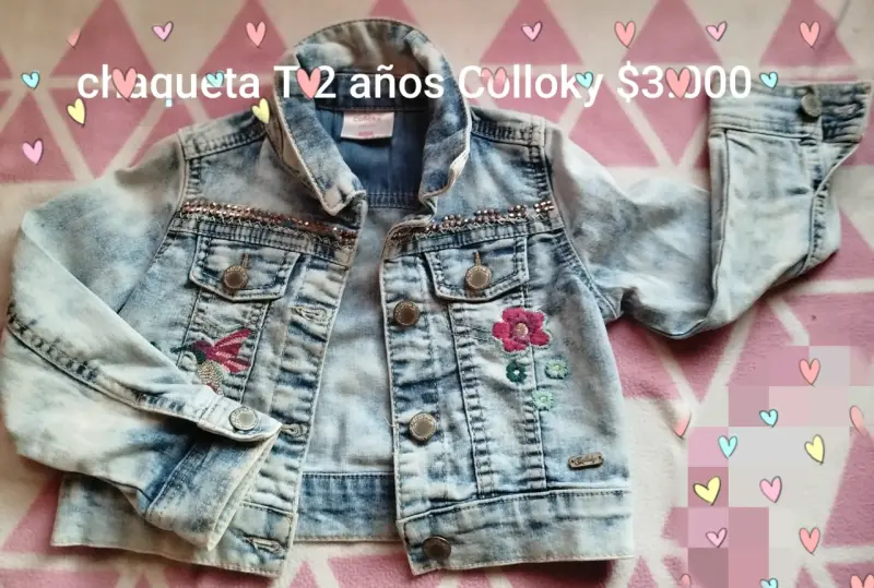 Chaqueta de mezclilla Colloky T2 años - 2