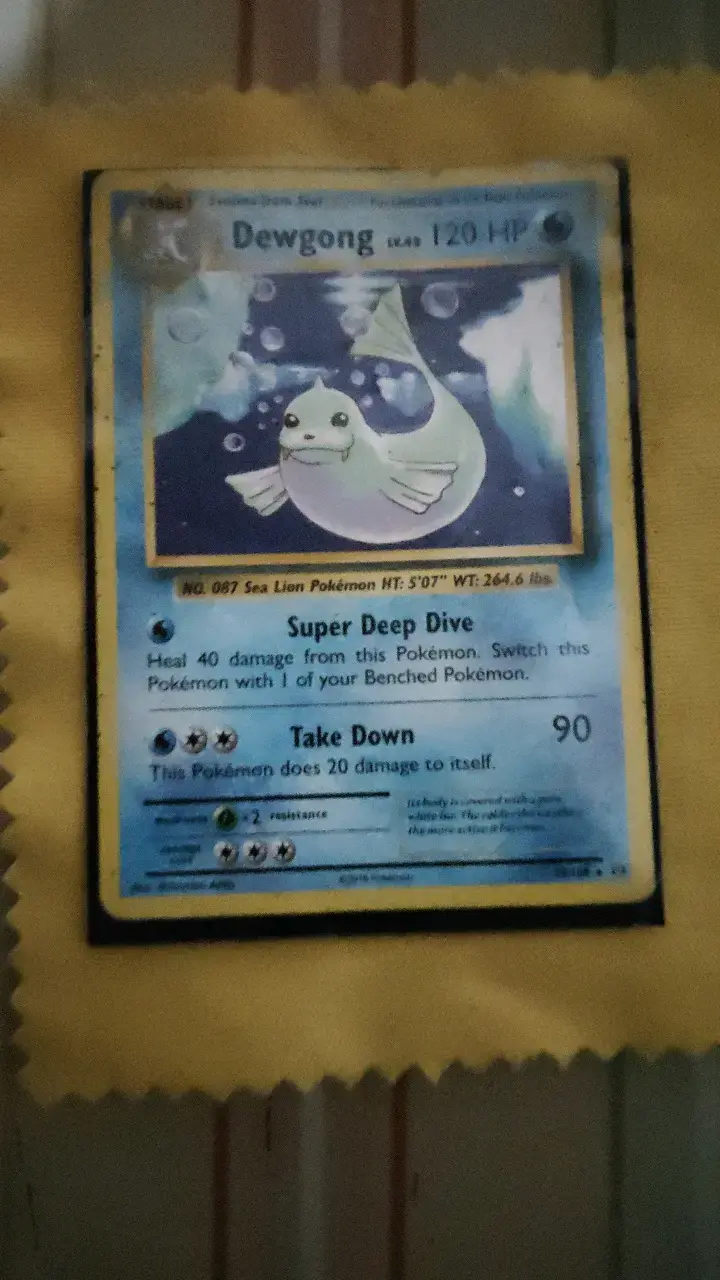 Carta Pokémon Dewgong 120 HP