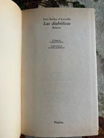 Libro 'Las diabólicas' de Jules Barbey d'Aurevilly - miniatura 2
