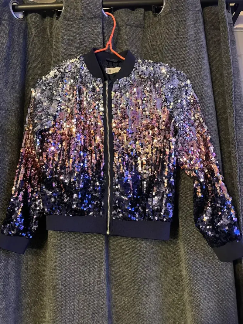 Chaqueta de lentejuelas multicolor para NIÑA