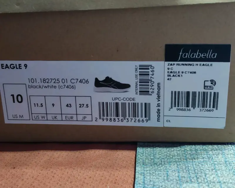 Zapatillas deportivas negras Diadora Eagle 9 - 4