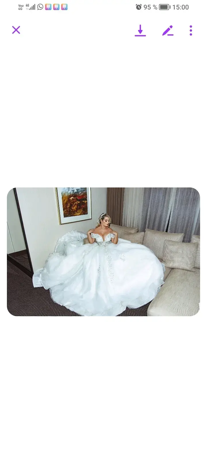 Vestido de Novia un uso traído de Turquia - 3