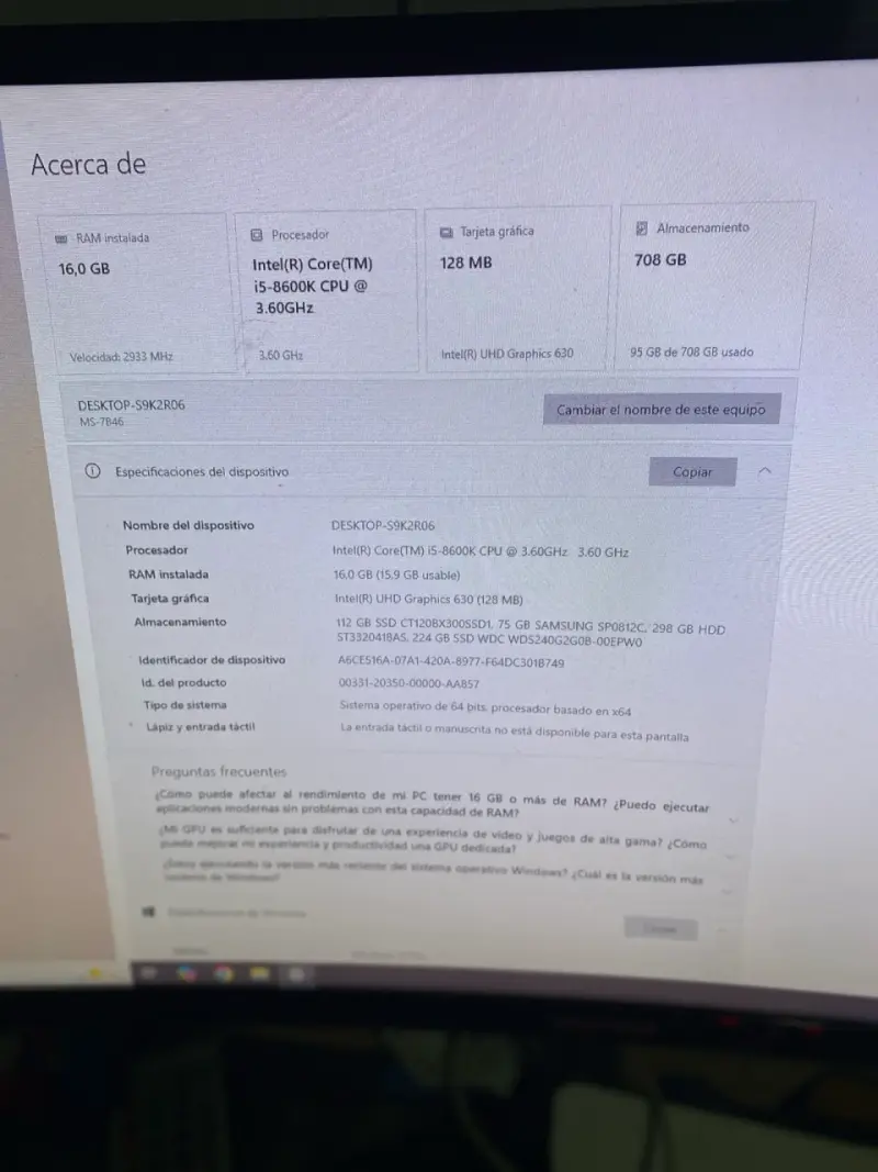 PC Gamer Gamdias con Intel Core i5 y 16GB RAM - 4