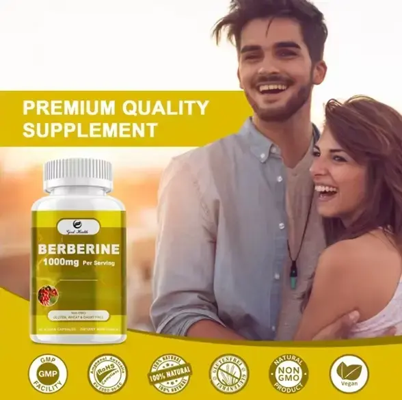 Suplemento Berberina Good Health 1000mg 120 caps. - 2