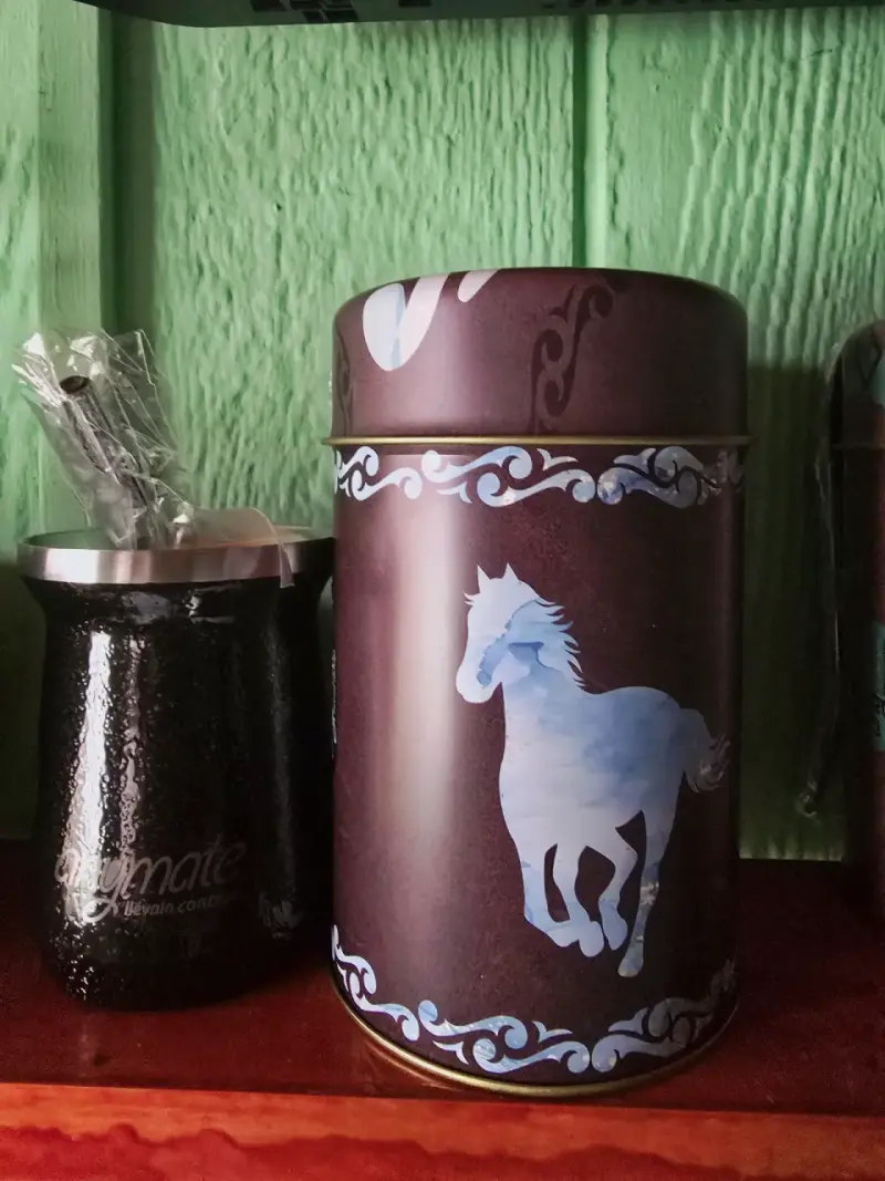 Set de mate yerbero y bombilla - 2
