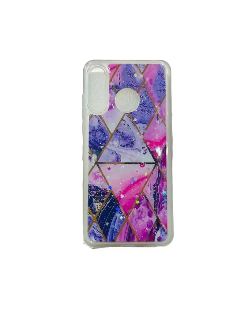 Funda de celular con diseño geométrico colorido - 1