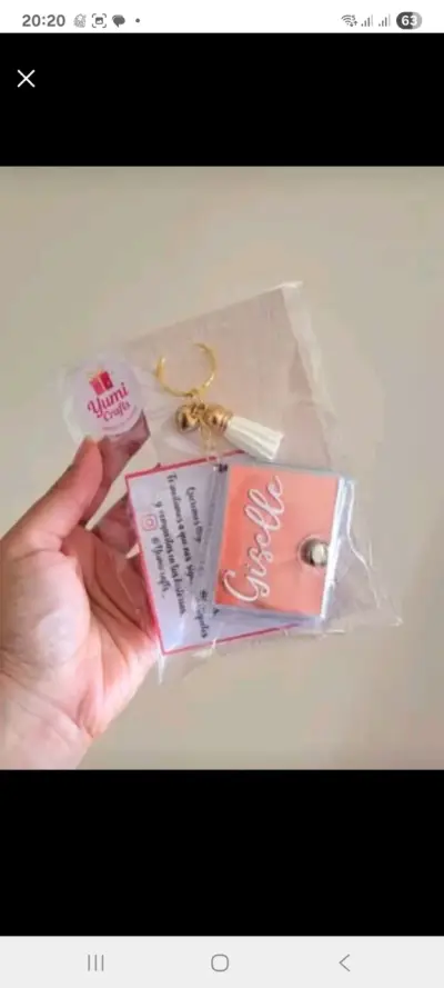 Álbum mini llavero personalizado 15 fotos 5x6cm 💕 - miniatura 3