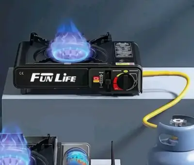 Cocina portátil a gas Fun Life con quemador - miniatura 1