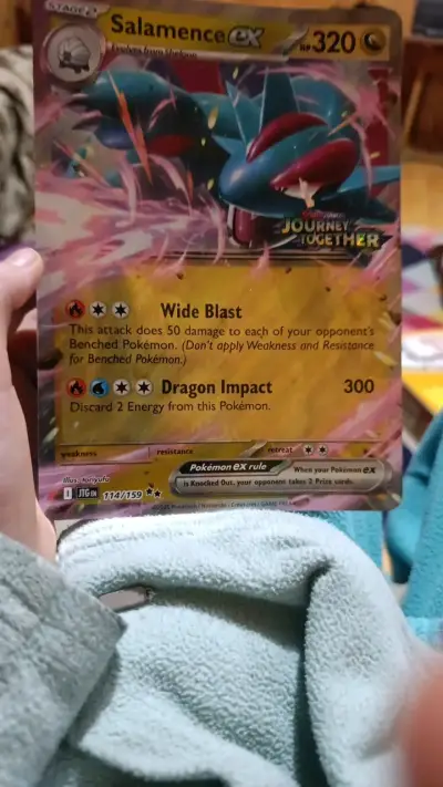 Carta Jumbo Pokémon Salamence EX - miniatura 1