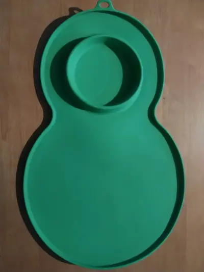 Alfombra de silicona verde para mascotas Catit - miniatura 2