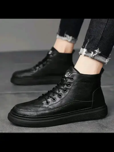 Botines Eco Cuero Hombre Talla 40 - miniatura 4