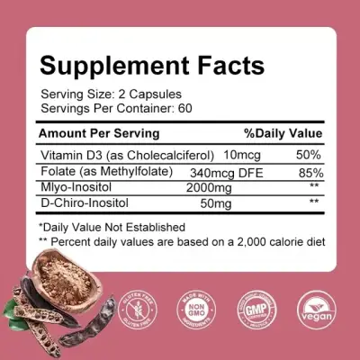 Suplemento Myo & D-Chiro Inositol ByurWill 120 Cáp - miniatura 1