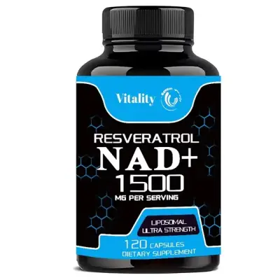 Suplemento Resveratrol NAD+ 1500mg Vitality - miniatura 1
