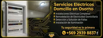 Servicios eléctricos domiciliarios en Osorno y RB - miniatura 2