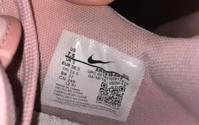 Zapatillas Nike Air Force 1 rosadas para mujer - 2