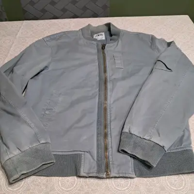 Chaqueta bomber celeste talla M (40) - miniatura 1