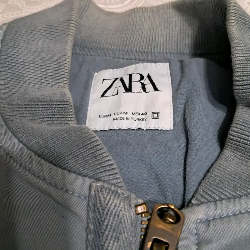 Chaqueta bomber celeste talla M (40) - 2