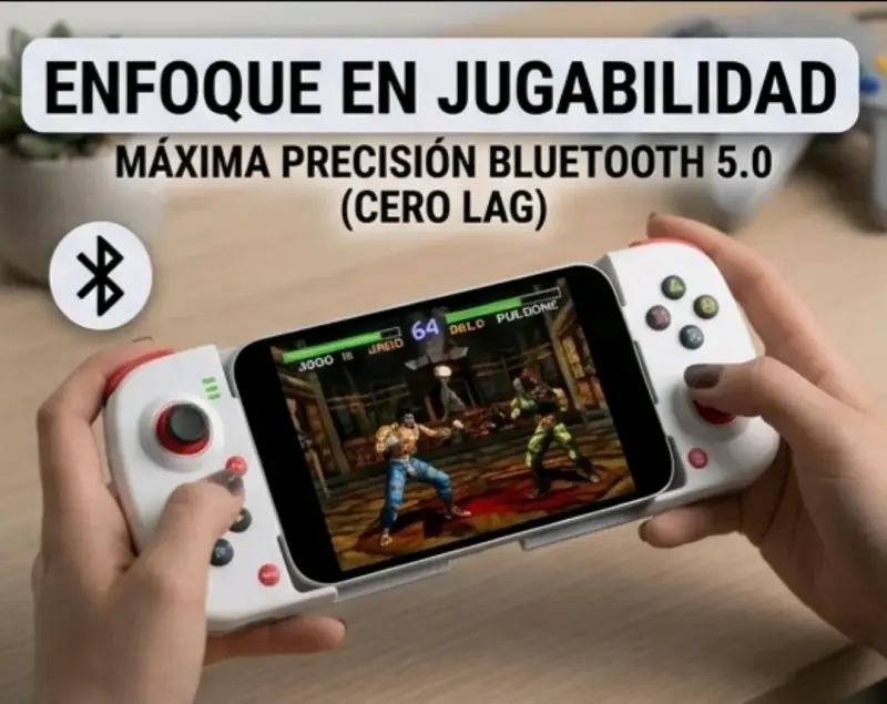 Combo Joystick Bluetooth + 17 mil Juegos Celular - 2