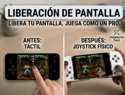 Combo Joystick Bluetooth + 17 mil Juegos Celular - miniatura 3