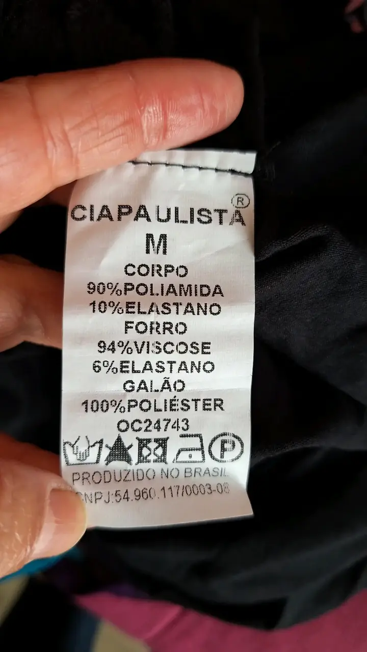 Vestido largo negro de encaje talla M - 5