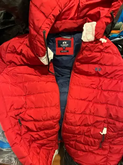 Chaqueta acolchada roja La Martina XL - miniatura 1