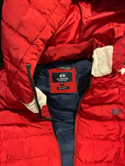 Chaqueta acolchada roja La Martina XL - miniatura 2