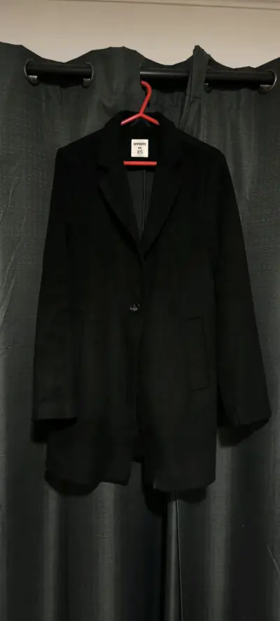 Blazer negro para mujer talla XS - miniatura 1