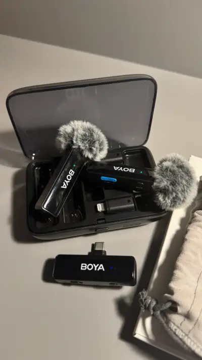 Micrófono inalámbrico BOYA con accesorios - miniatura 2