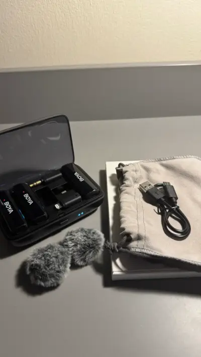 Micrófono inalámbrico BOYA con accesorios - miniatura 3