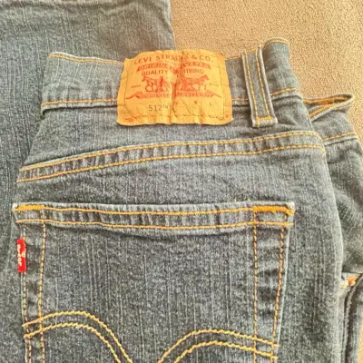 Jeans Levi's 512 Slim Fit Azul - miniatura 4