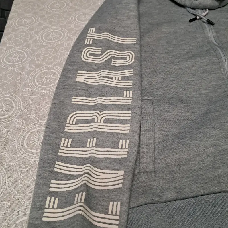 Poleron Everlast mujer gris rosado - 3