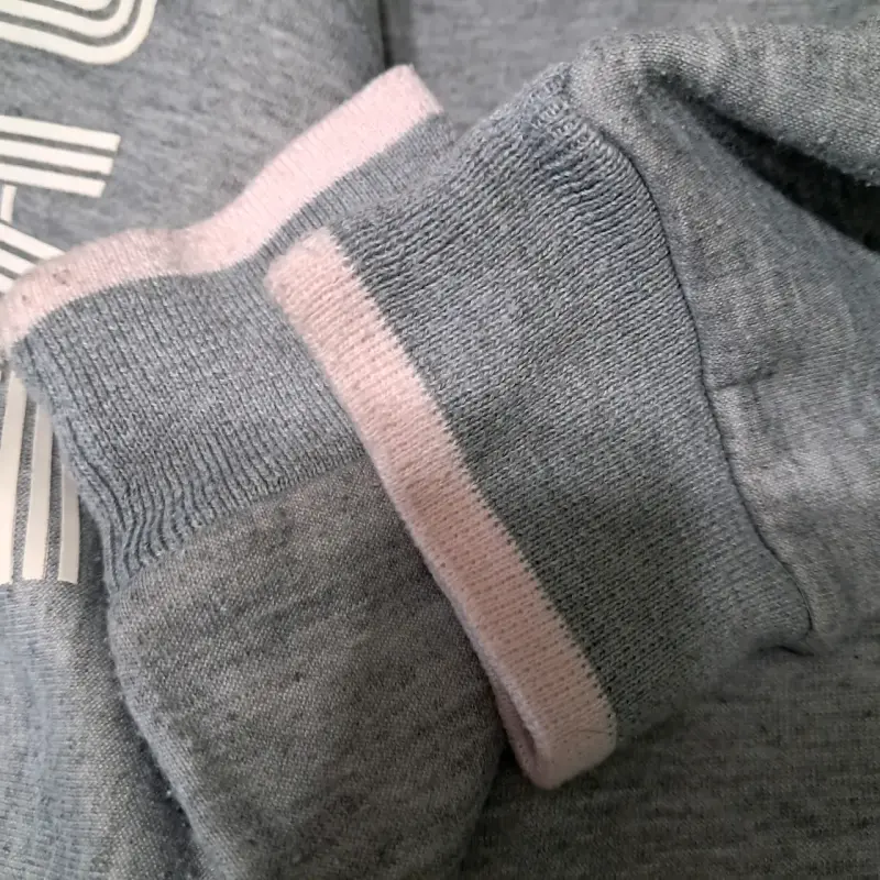 Poleron Everlast mujer gris rosado - 4