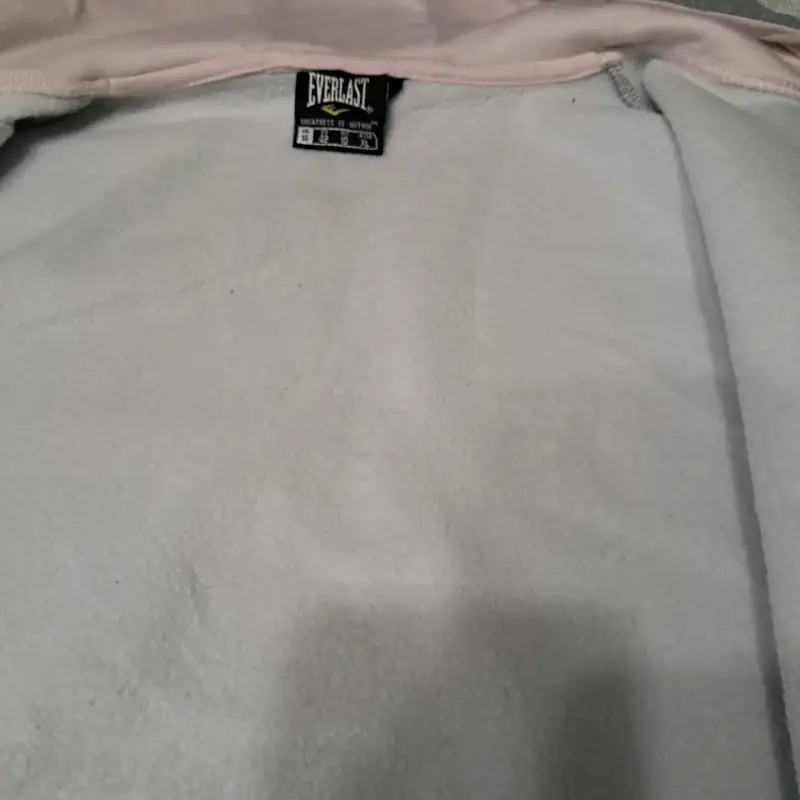 Poleron Everlast mujer gris rosado - 5
