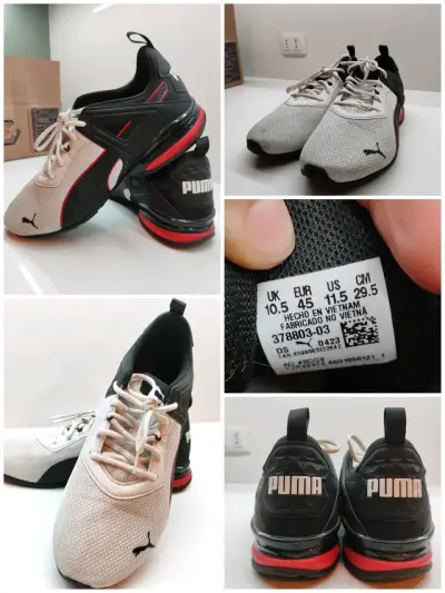 Zapatillas deportivas Puma negras y blancas - miniatura 4