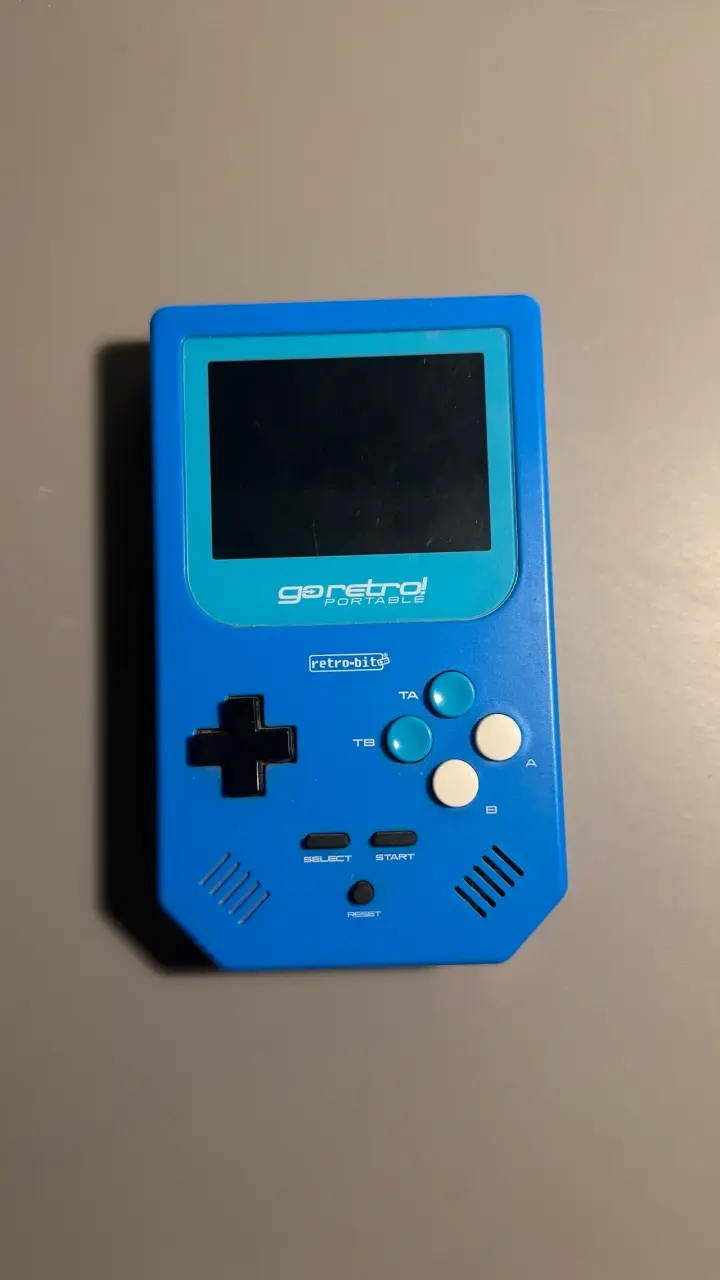 Consola portátil Retro-Bit Go Retro azul - 1