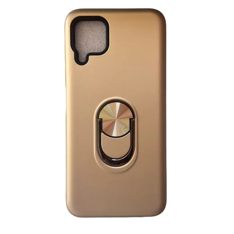 Funda dorada para celular con soporte P40 LITE