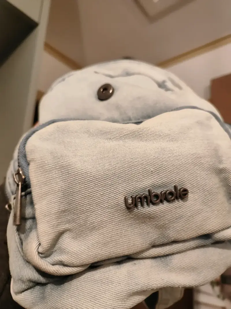 Mochila de lona jeans con bolsillos Umbrale - 6