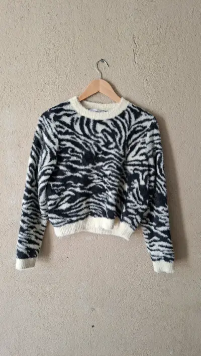 Chaleco animal print mango - miniatura 1