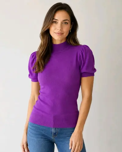 Polera tejida strech talla M ajustable - miniatura 1