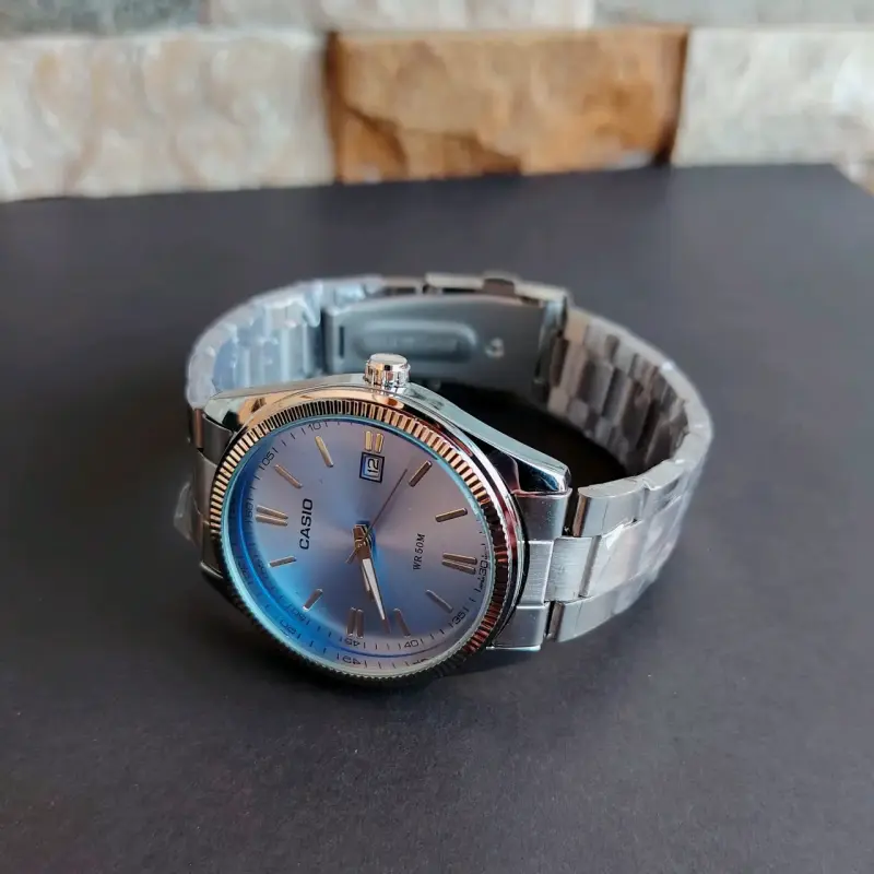 Casio celeste ⌚ reloj para hombre - 2