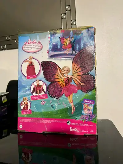 Muñeca Barbie Mariposa con Alas Brillantes - miniatura 2