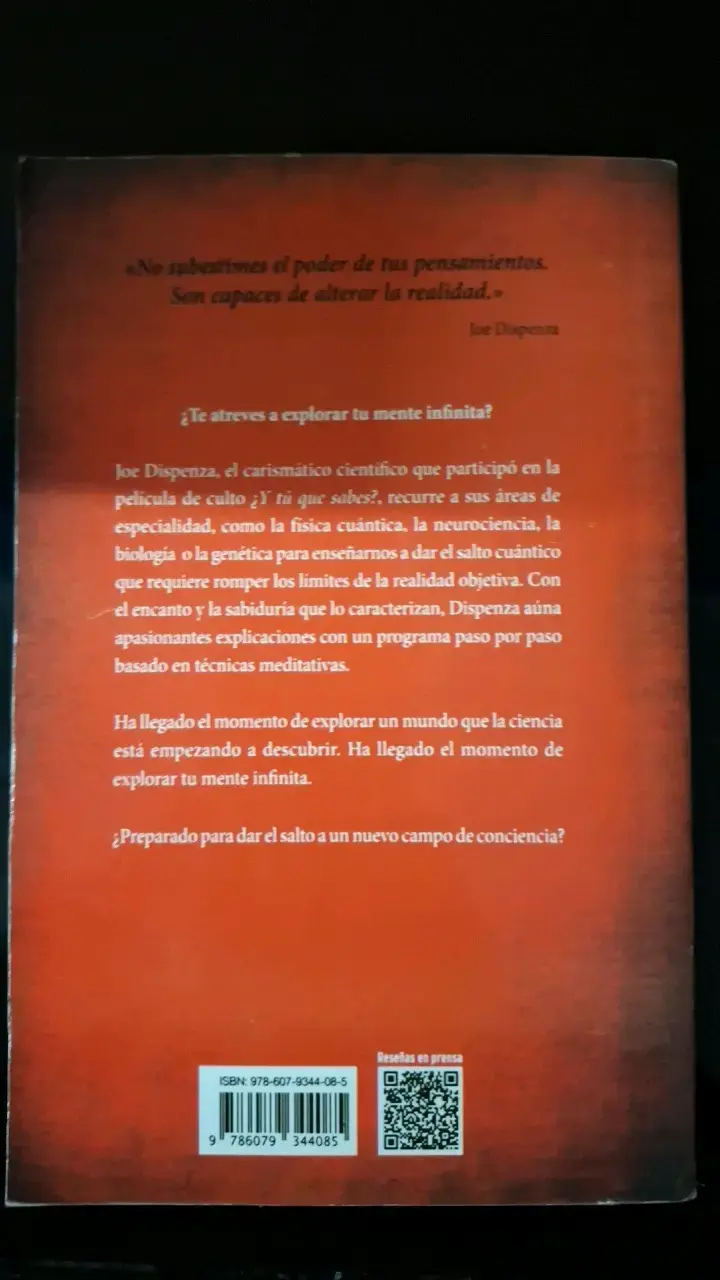 Libro 'Deja de Ser Tú' de Joe Dispenza - 2
