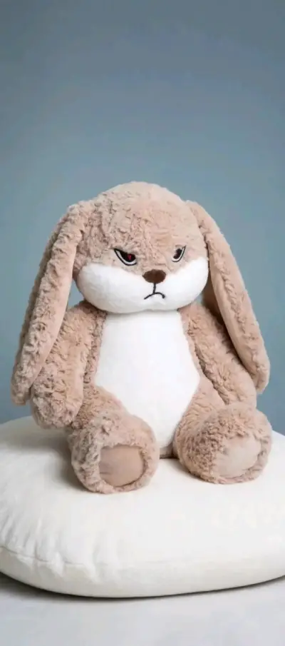 Peluche Conejo Beige Suave y Tierno - miniatura 1