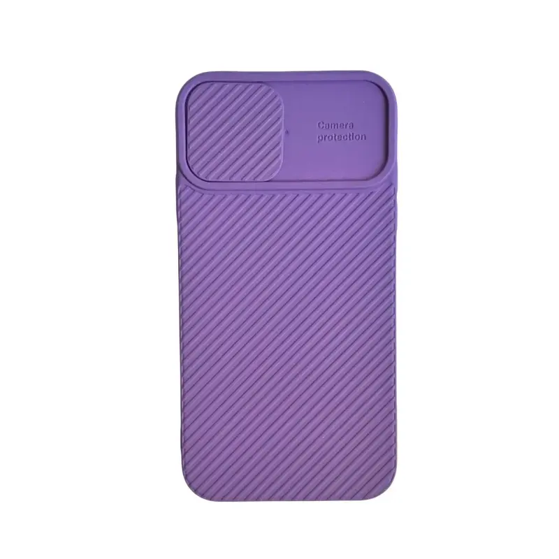 Funda protectora morada para celular IPHONE 11