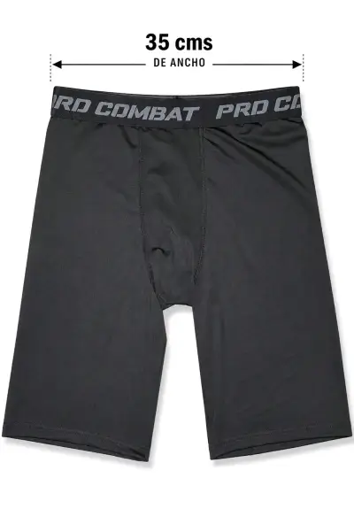 Calza deportiva negra PRO COMBAT - miniatura 1