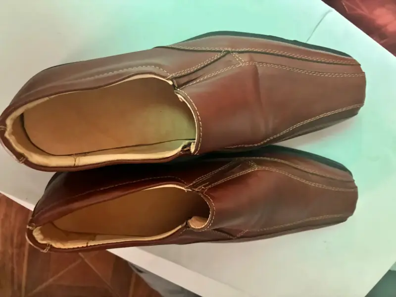 Botas negras de cuero con diseño reptil talla 39 - 1